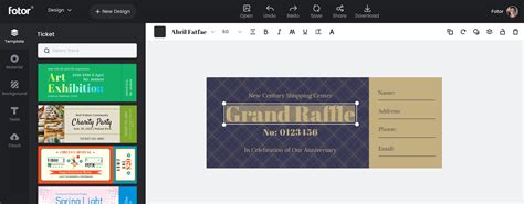 Free Online Tickets Maker: Design a Custom Ticket .